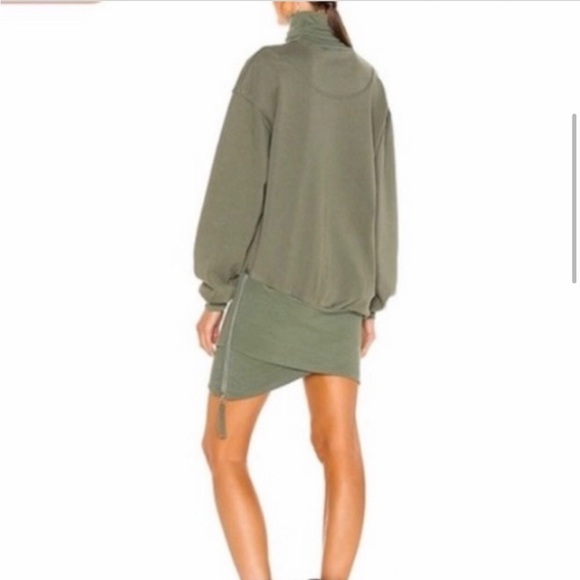 YF&B🆕Olive Asymmetrical Sweater Dress - Picture 2 of 12